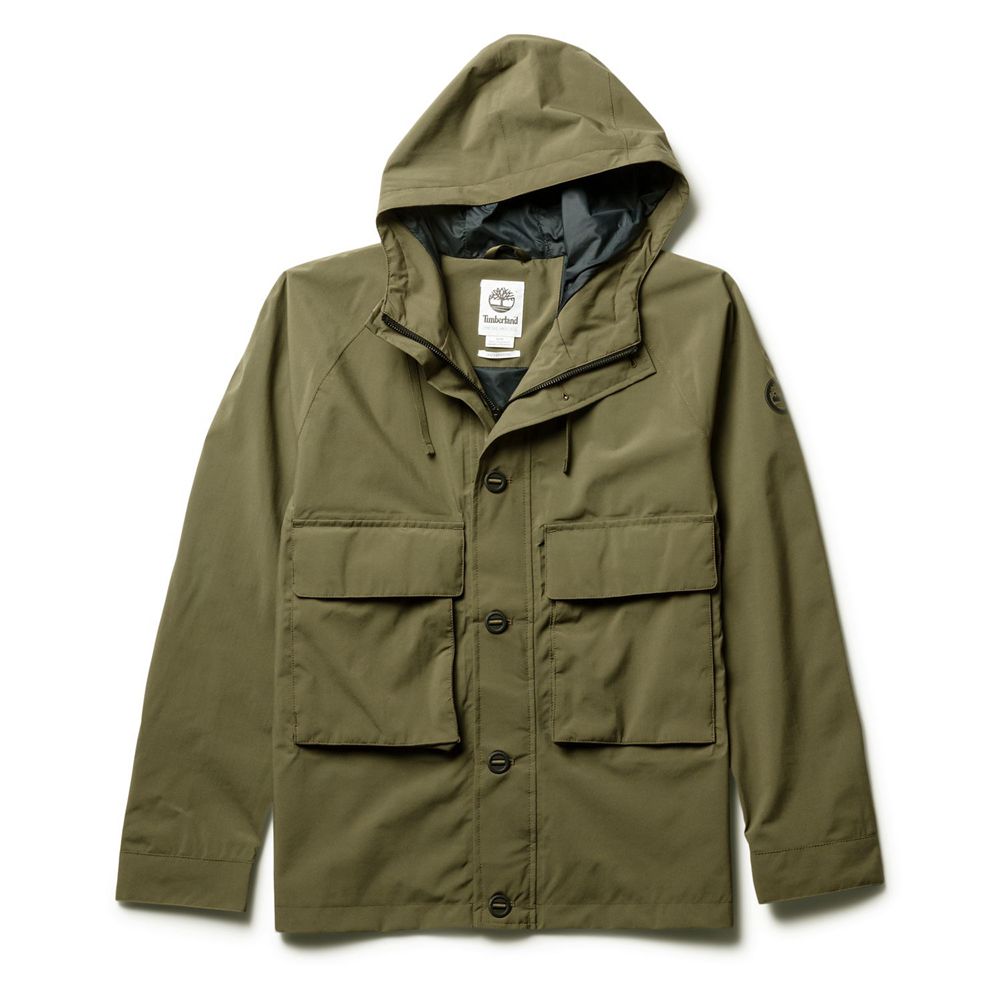 Chaquetas Timberland Hombre Ecoriginal Waterproof Worker Verde Oliva - Chile IGM-819547